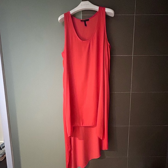 BCBG Maxazria scoop neck asymmetrical high low dress - Picture 4 of 4